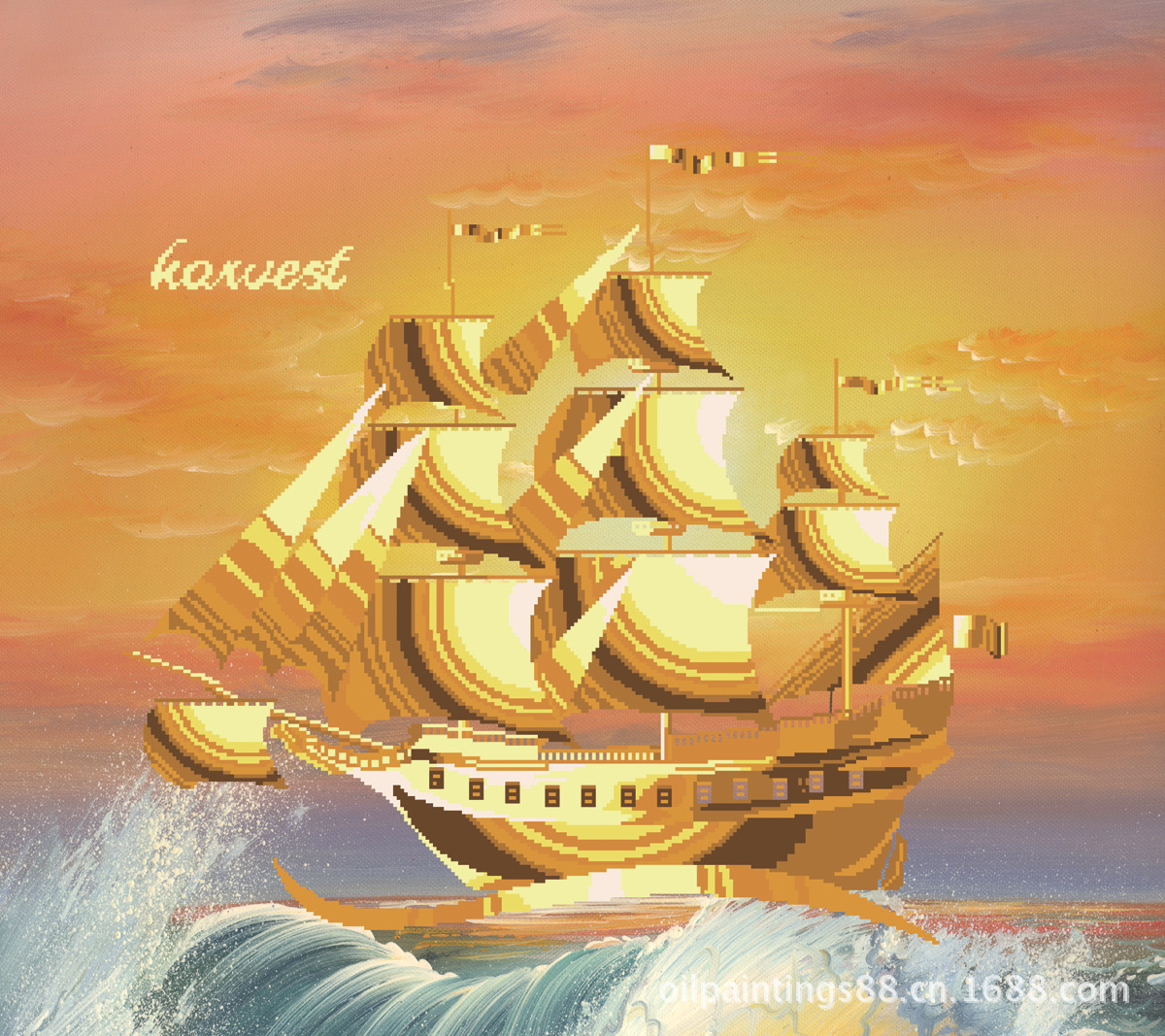 钻石画设计图【钻石画源文件】秋颂