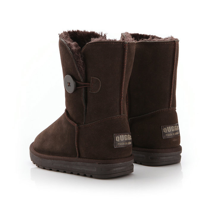 snowboots冬季女休闲平底保暖中筒靴子磨砂牛皮真皮雪地靴批发