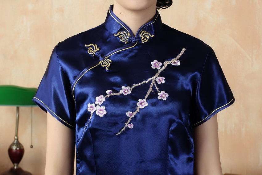 旗袍领口样式图片