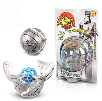 骅威陀螺玩具 斗王 蛋神奇踪系列(透明版)--悍狼尼尔 3328d-r1