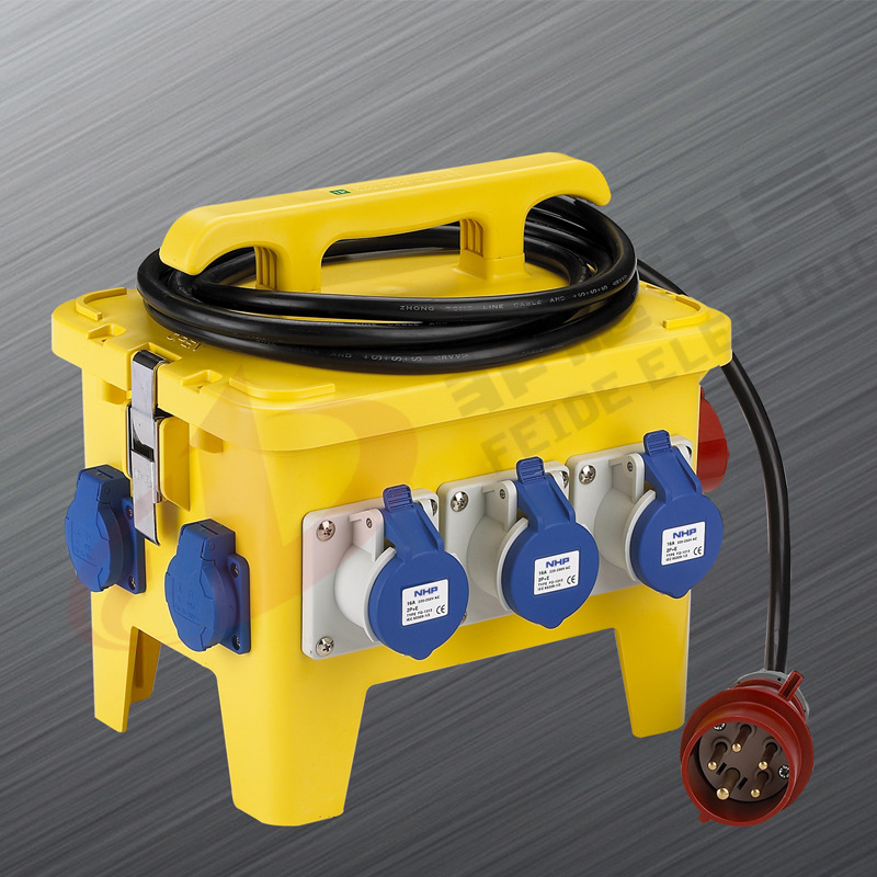 在各个区域的应用说明   工业插头插座是新一代电源连接器件