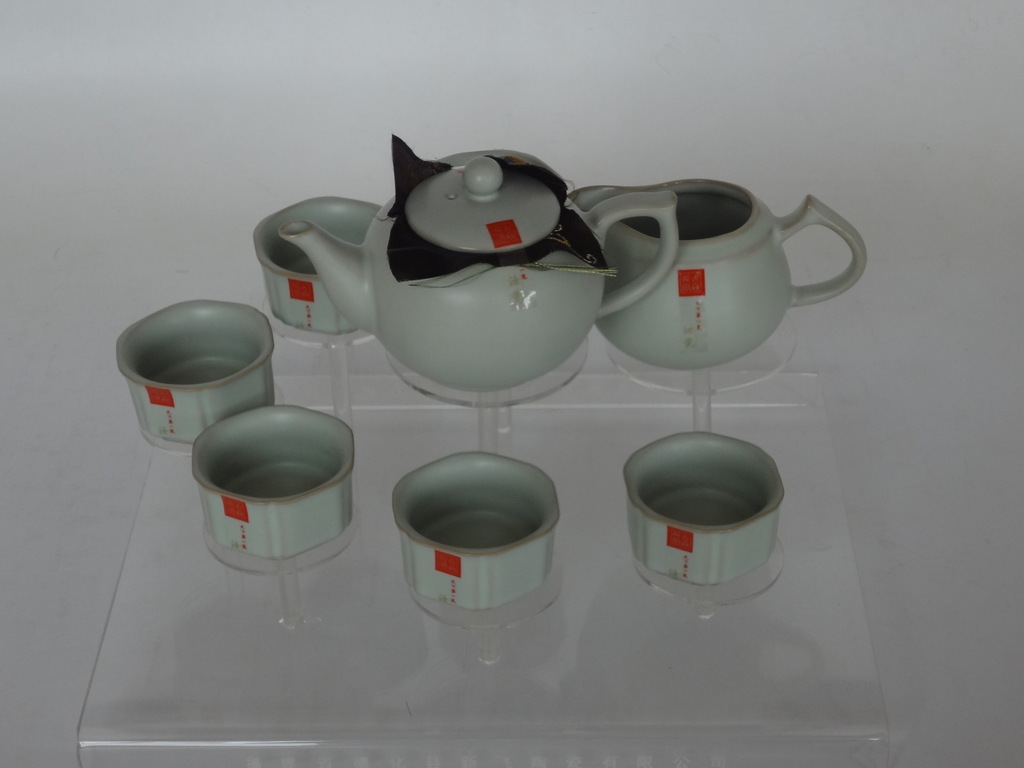 古焱龙窑正品汝瓷茶具德化陶瓷豪华礼盒套装批发厂家直销