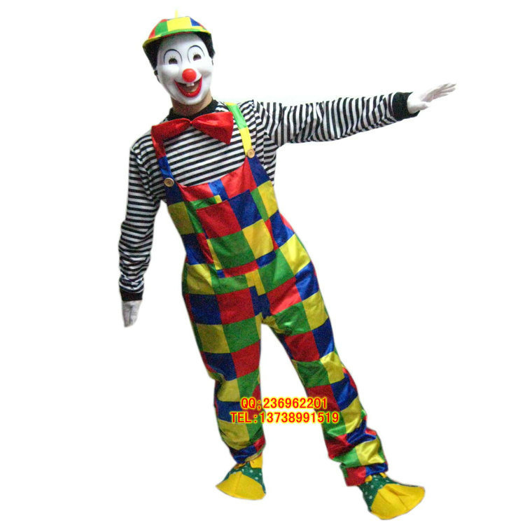&nbsp; &nbsp;【名称】:成人小丑服装 &nbsp;【套装搭配】:衣服 裤子