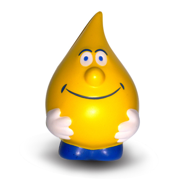 厂家直销pu水滴人 礼品 颜色可定做!环保无毒!外观新颖!