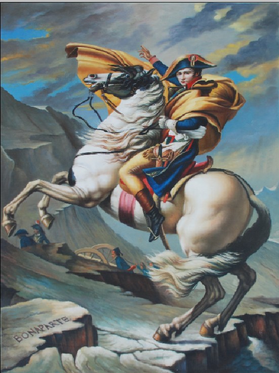 深圳画之舟纯手工拿破仑人物油画订购批发-「油画」-马可波罗网