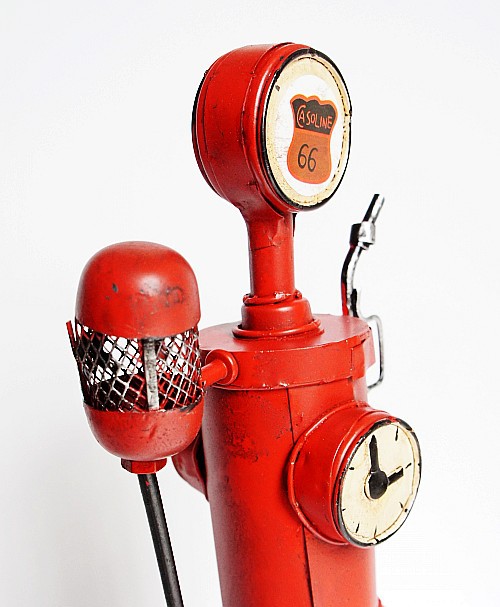 zakka杂货 伦敦街头加油器 手绘铁皮加油 7256 红绿