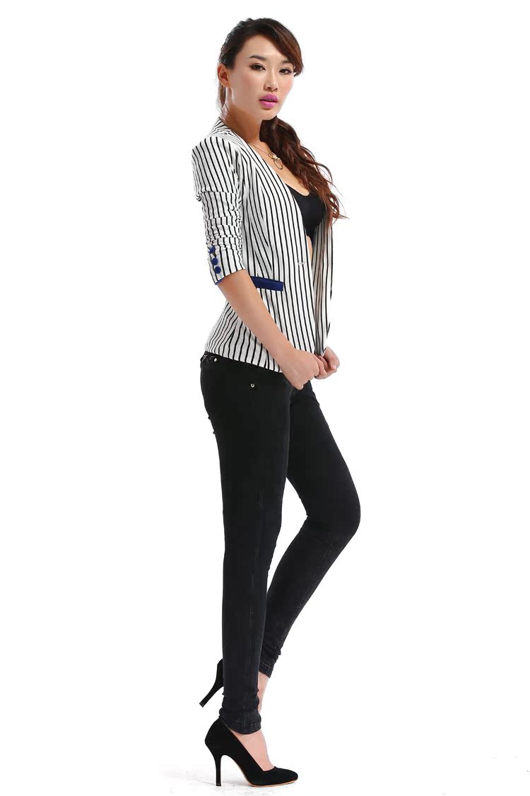 【依玺美】株洲女裤 新款女式牛仔裤 显瘦铅笔裤 牛仔裤女长裤