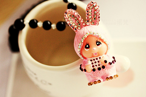 韩国韩版热销饰品 珍珠可爱娃娃长款毛衣链项链首饰批发