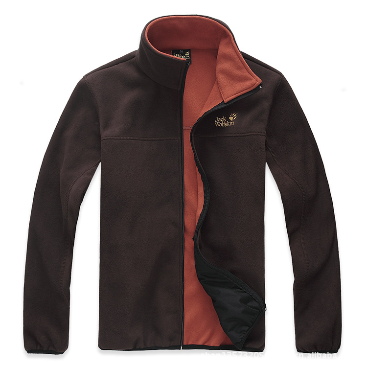 厂家直销 户外用品狼爪男款单层抓绒衣春季款旅游登山必备oem