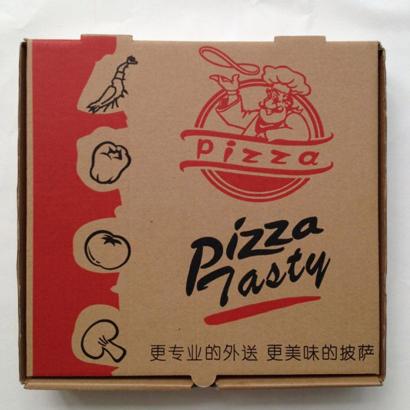12寸披萨盒(有现货) piza盒子 食品包装 比萨盒子批发定做】价格,厂家