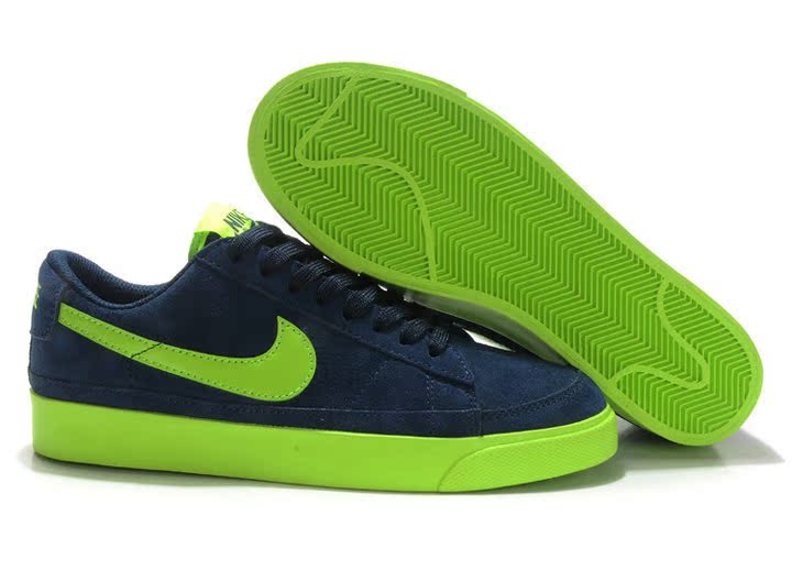 包邮耐克板鞋 nike开拓者头层反毛皮新款休闲滑板鞋男女款运动鞋