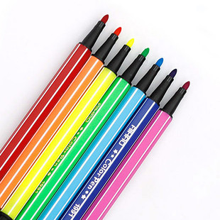 a207 韩国文具 可爱卡通 水彩笔一盒18色 批发