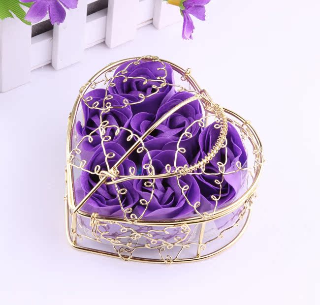 七夕情人节玫瑰香皂花肥皂花浪漫表白求婚生日礼物