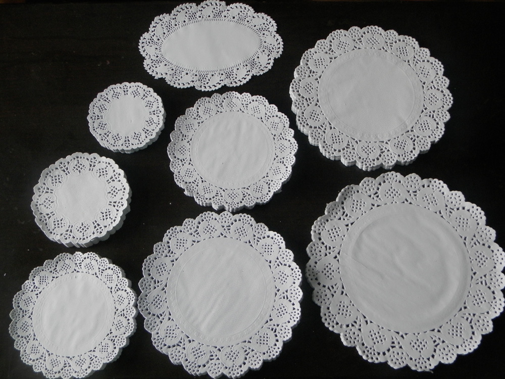 食品级花底纸 蛋糕纸 花边纸垫 点心纸 花垫纸 烘焙用纸 6寸