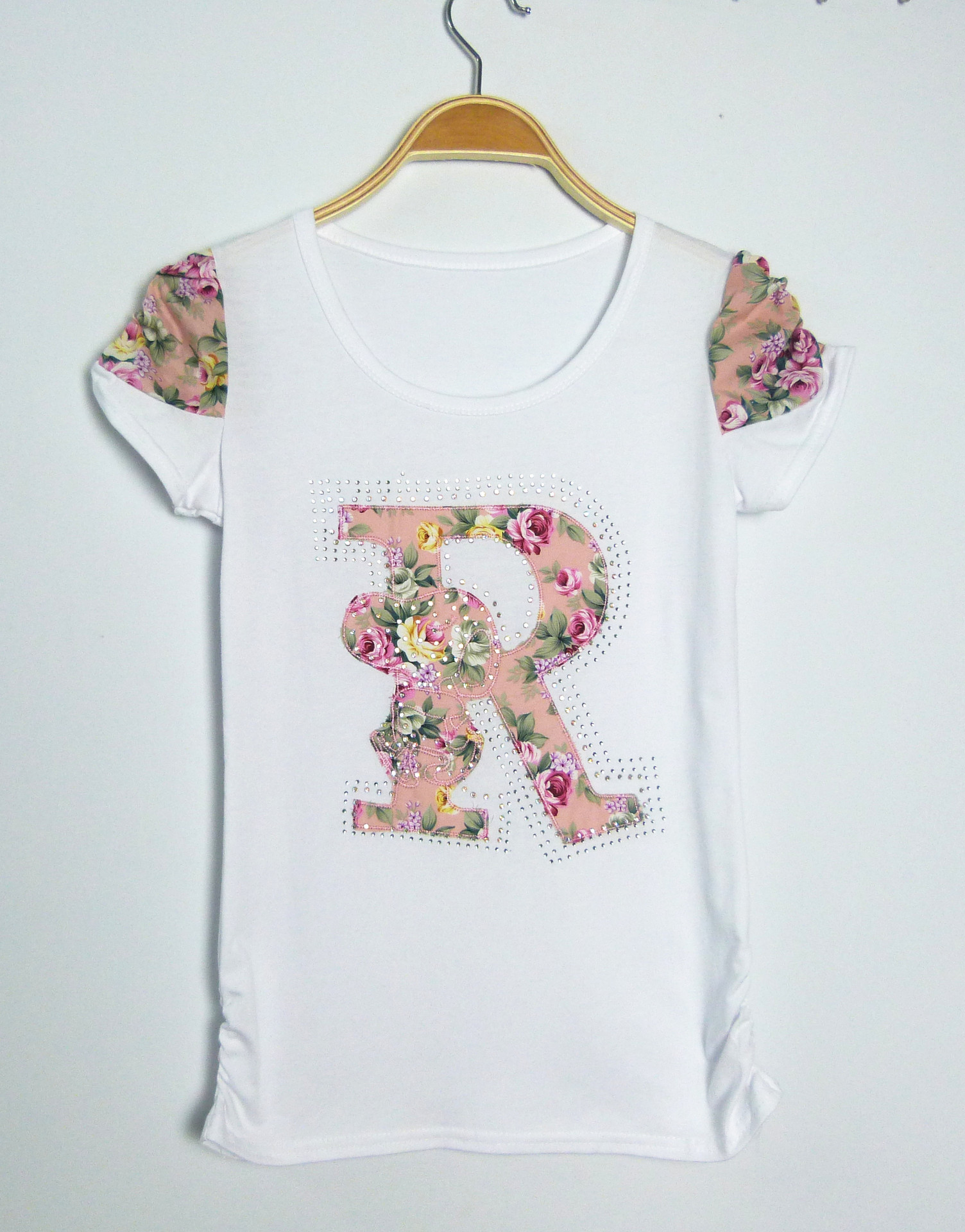 r字母 纯棉女式t恤