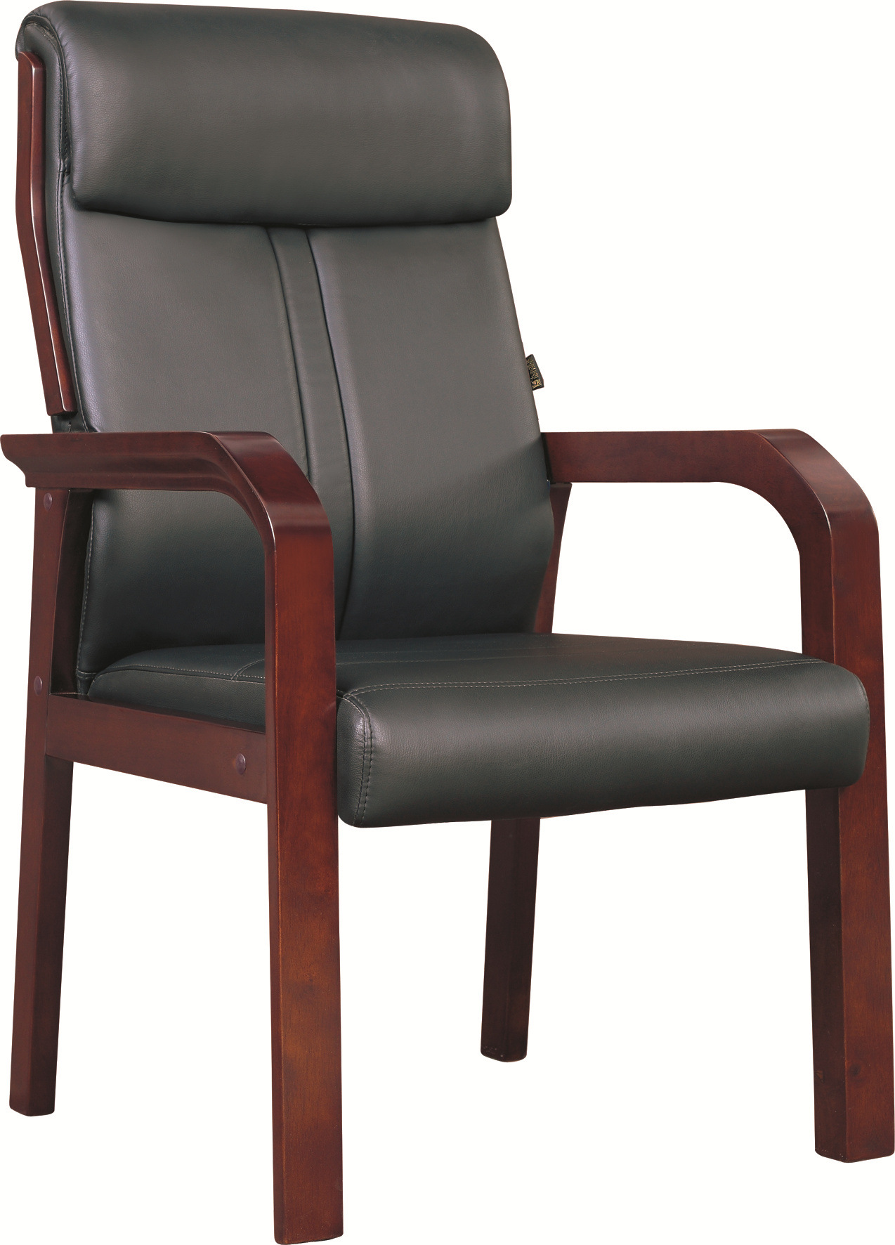 陌益特伍德木质四脚系列会议椅办公椅接待椅洽谈椅盟直销米白