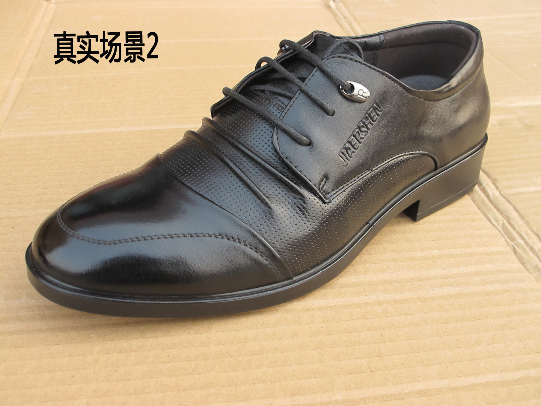 甲尔申休闲皮鞋 批发皮鞋 真皮皮鞋 商务皮鞋