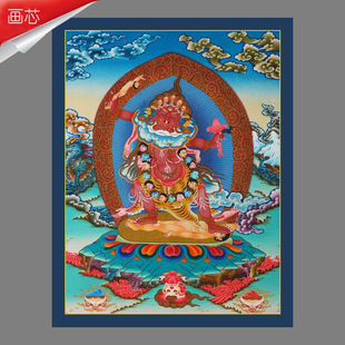 西藏唐卡 独髻佛母 吉祥开业镇宅辟邪 热卖