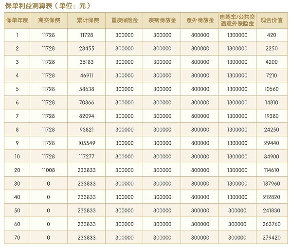 平安附加豁免保险费重大疾病保险(b,2012)
