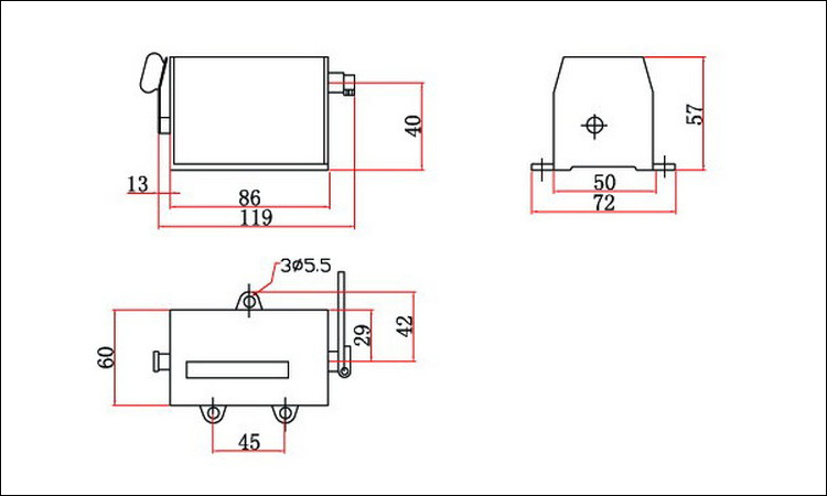 批发销售转动型计数器 75拉动型计数器 累加计数器