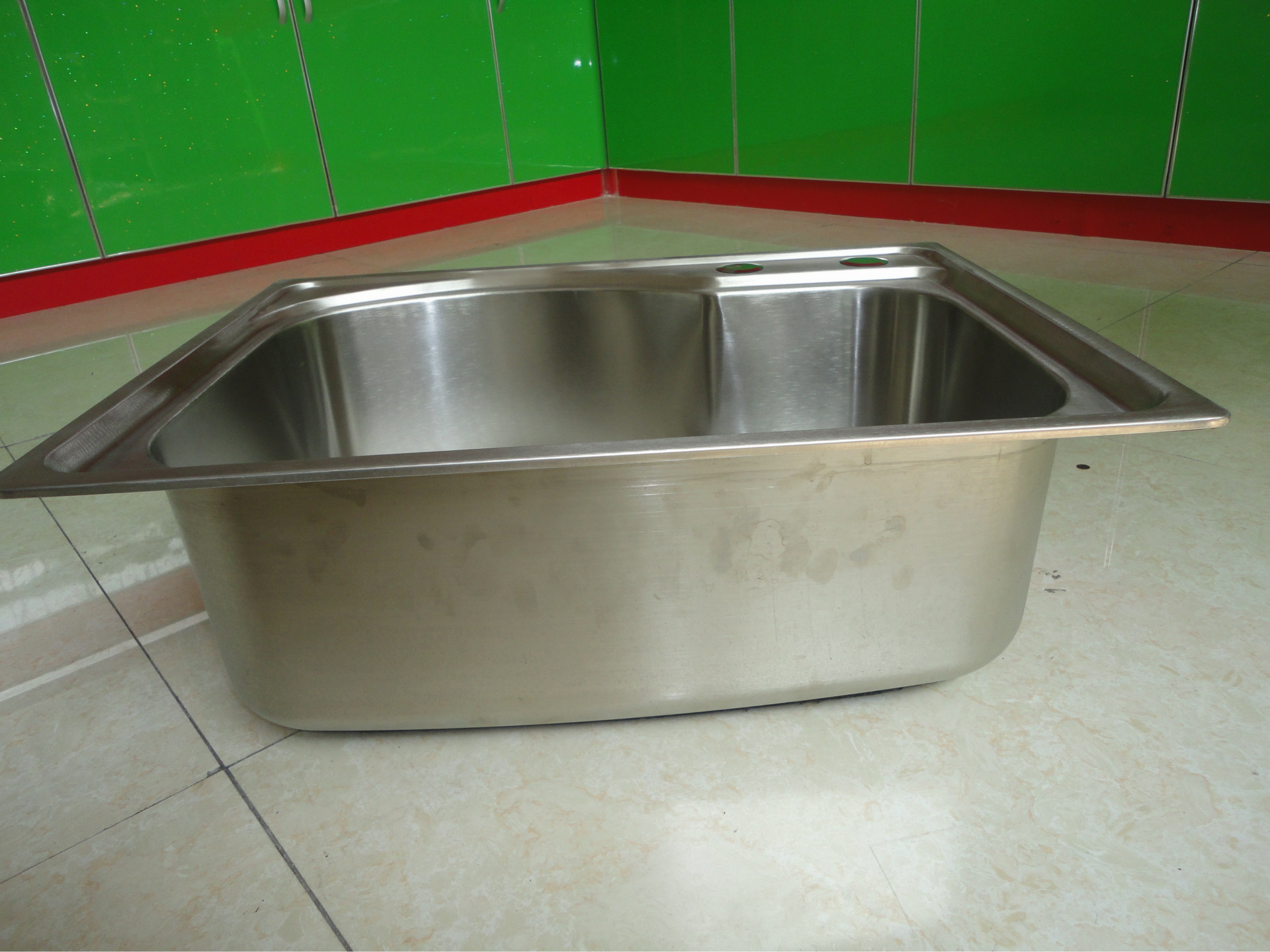 201不锈钢单盆水槽洗菜盆洗涤槽洗手盆hd5843