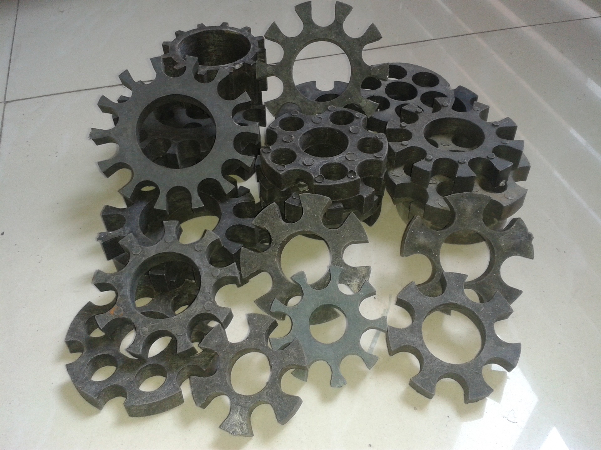 锚索隔离架,钢绞线架线环,对中支架,边坡材料