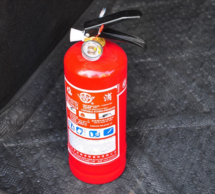 手提式车载灭火器 迷你汽车灭火器 500g干粉车载灭火器09-4a978