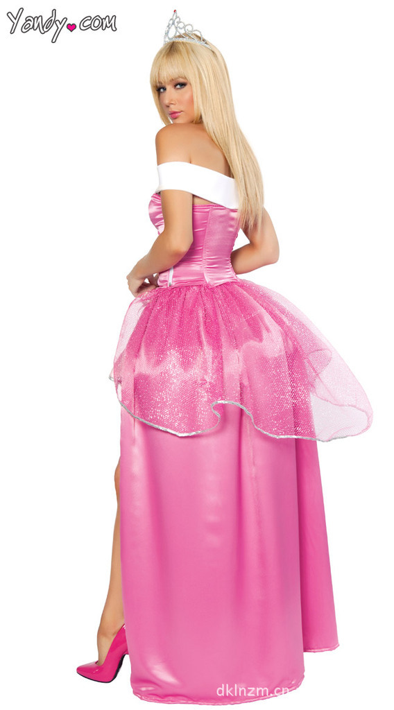 含皇冠迪斯尼白雪公主服童话服装万圣节服睡美人cosplay服