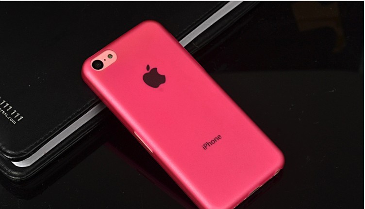 5mm磨砂透明苹果5c手机壳 超薄 iphone5c手机壳
