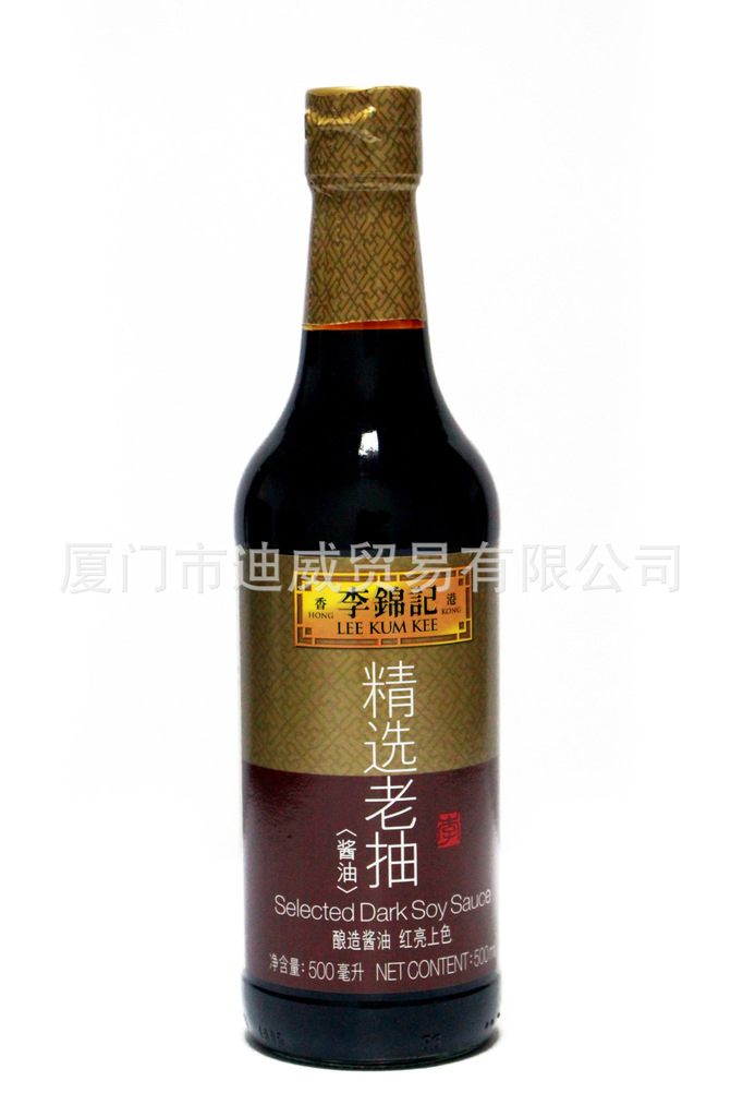 李锦记 精选老抽500ml 酿造酱油 豉香浓郁