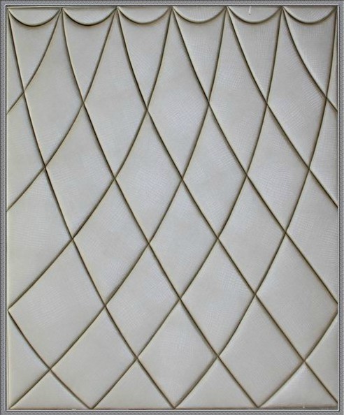 时尚高档 软包皮雕装饰墙 简约欧式床头电视背景墙 软包电视背景