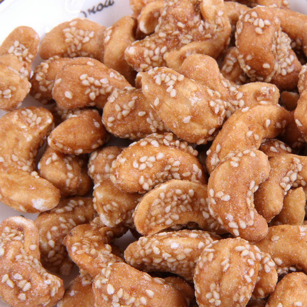 保证正品 大哥牌蜂蜜芝麻腰果 24*130克 知名泰国进口零食