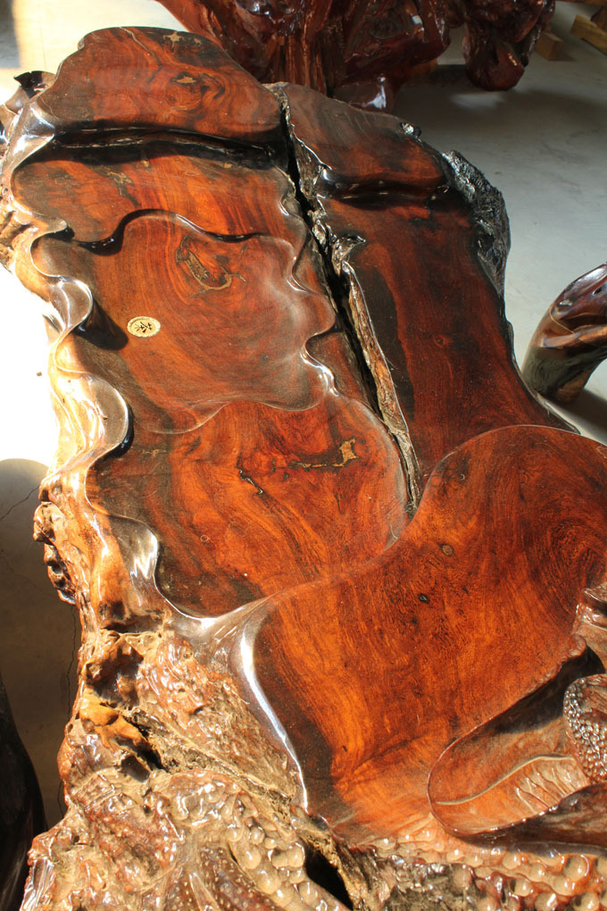 黑心木根雕7号|铁刀木|仕霖木业