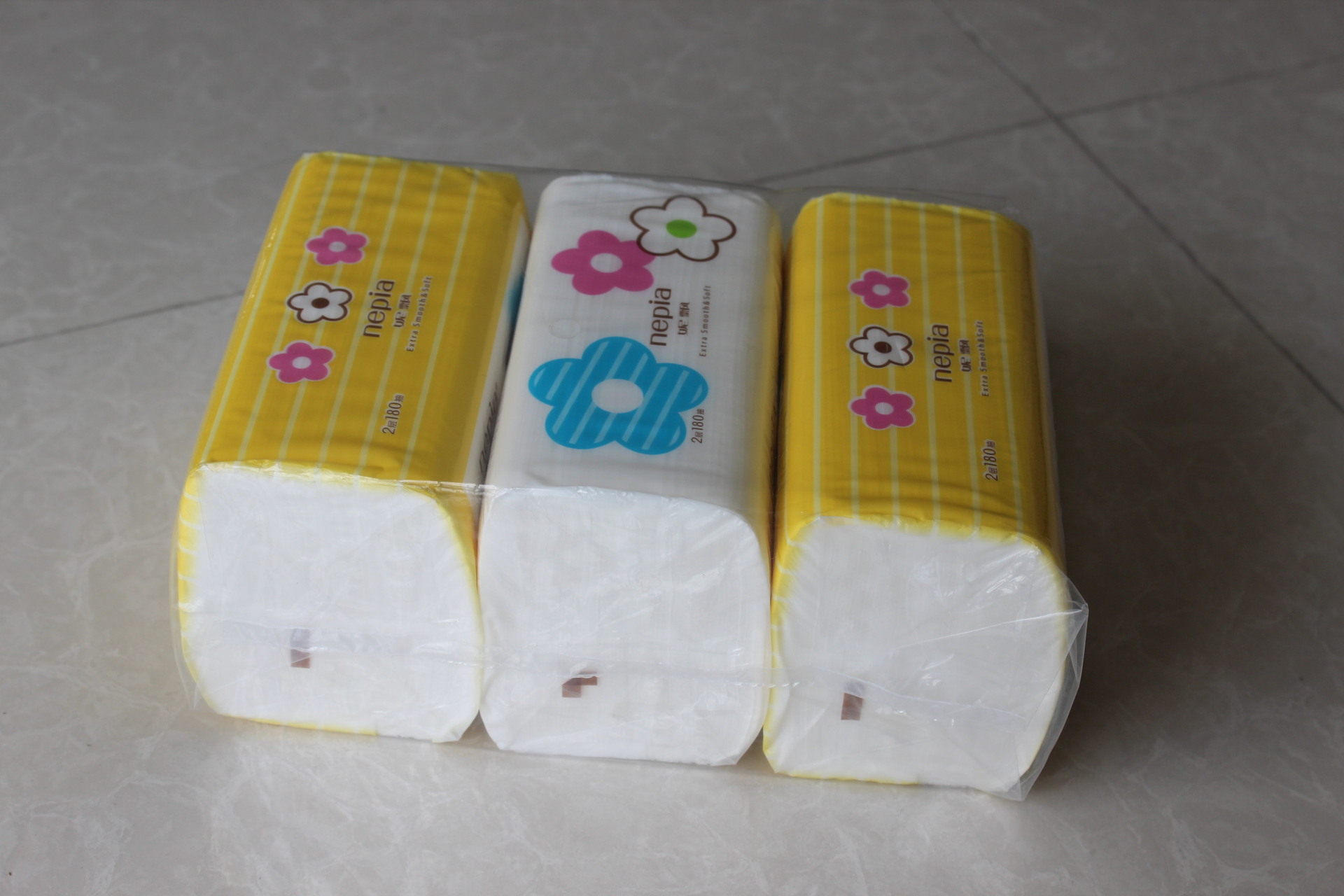 【妮飘抽取式面纸180抽3包*20提 江浙沪包邮】价格