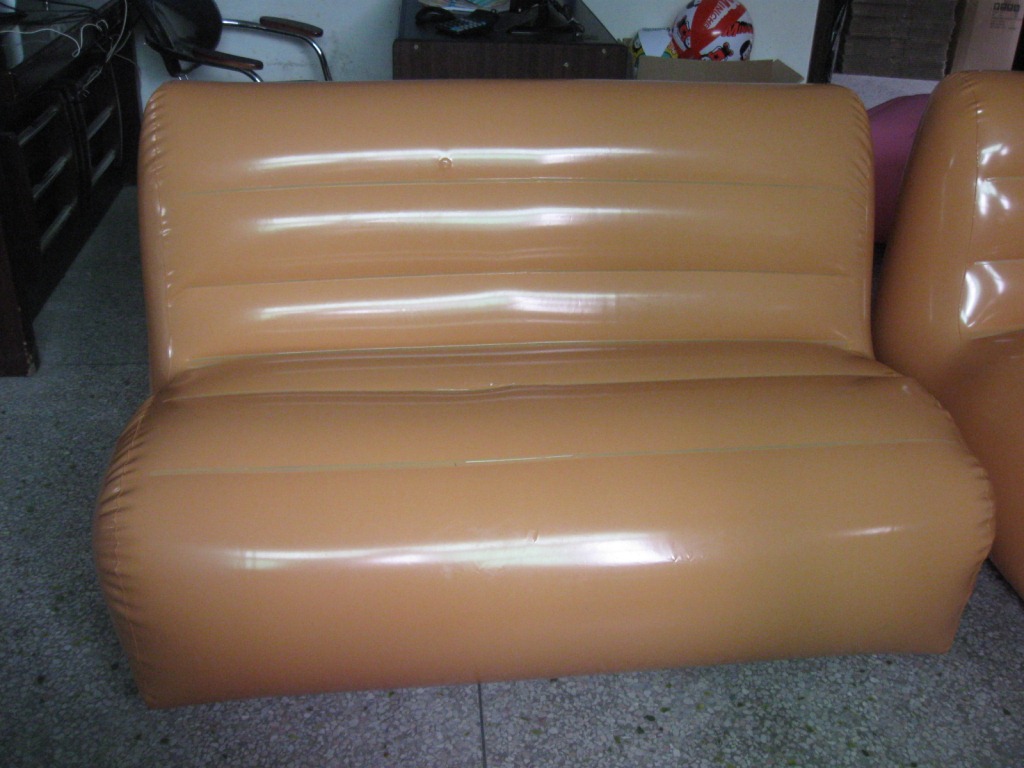 冲气篮球椅子 充气座椅 吹气椅子 冲气pvc透明沙发