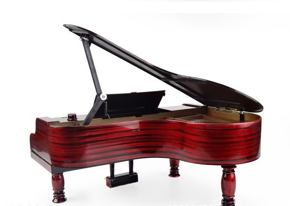 广东深圳八音钢琴批发 复古仿真钢琴 迷你八音钢琴 14建 3687钢琴价格