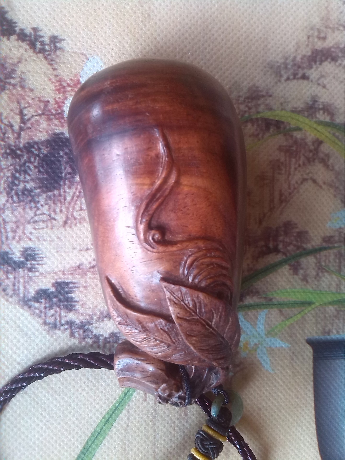 仙游红木工艺品 越南黄花梨手把件 纹路精美一物一拍 厂家直销