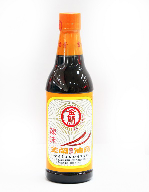 台湾 金兰香辣油膏 辣味 590ml