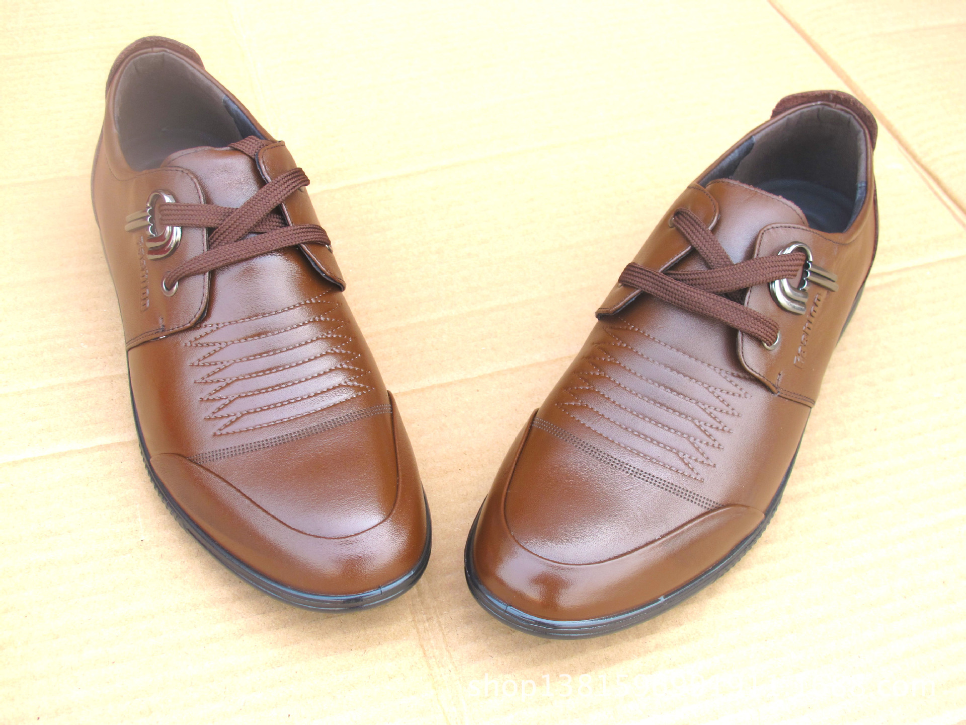 2013春秋新款甲尔申男士商务休闲真皮单鞋正装鞋批发正品系带厂家