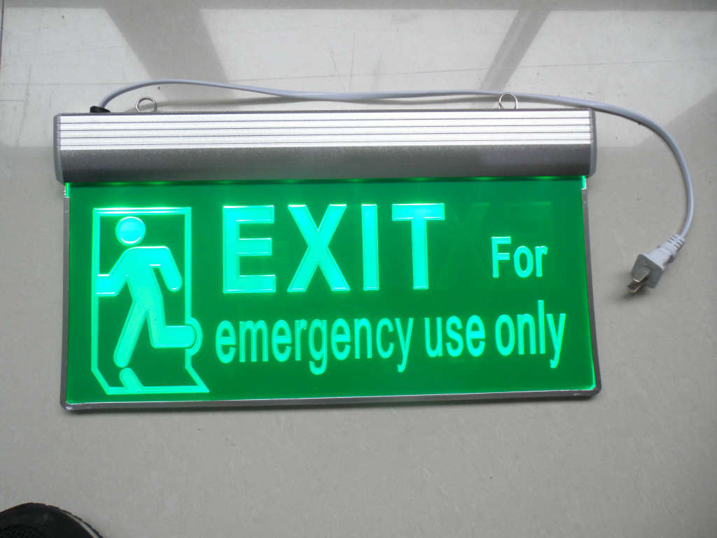 i消防应急标志灯 疏散指示灯 安全出口标志灯 exit sign