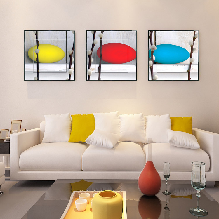 冰晶画中画 有框画 正宗格拉斯冰晶画 简约时尚客厅装饰画