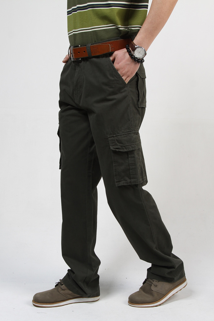 夏季吉普斯工装裤男装多兜休闲裤长裤吉普工装裤多袋裤子男2305