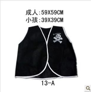 海盗派对 用品 海盗马甲 儿童海盗服装 儿童cos