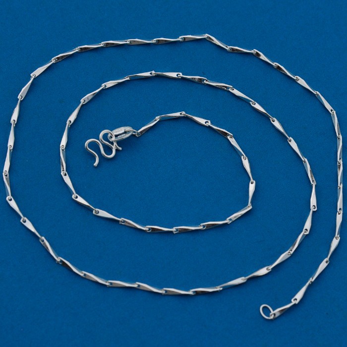 s990纯银项链 女款 999足银瓜子链 外贸批发 单链配链 假一罚十】