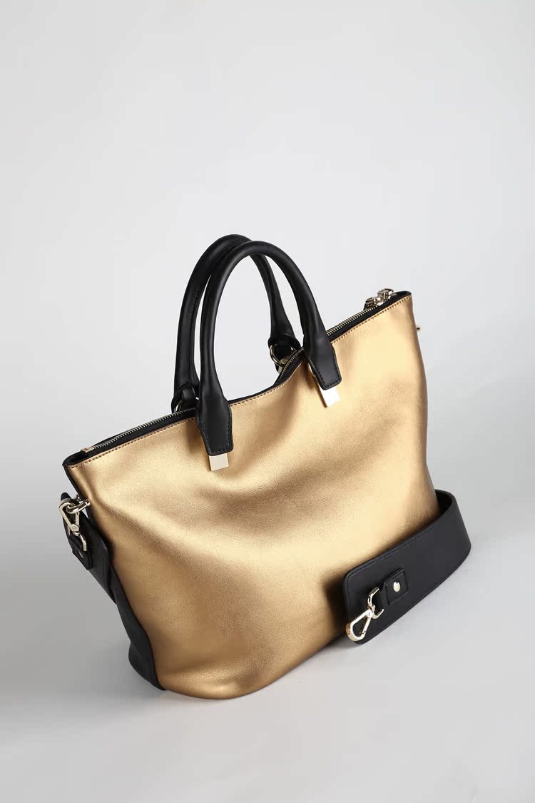 那英孙俪同款baylee光面牛皮休闲包真皮牛皮女包批发