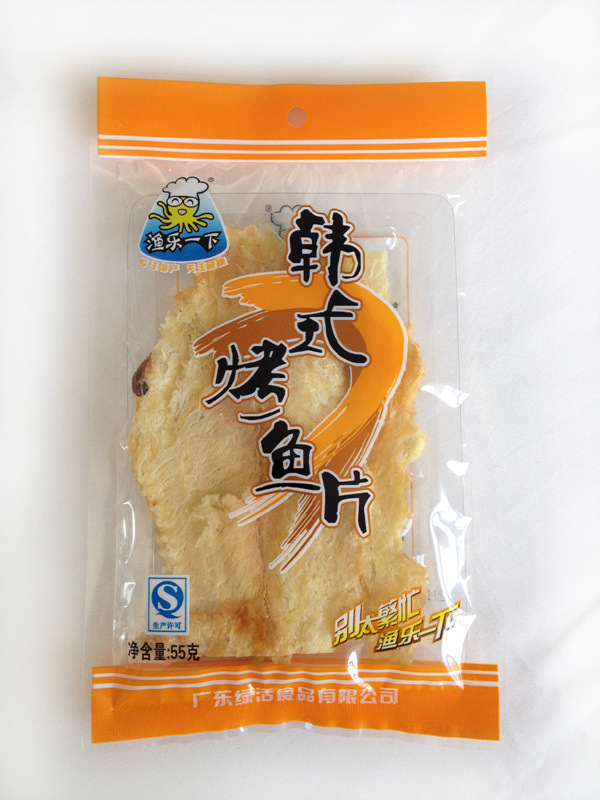 渔乐一下韩式烤鱼片55克 零食 海产制品 休闲食品 批发团购