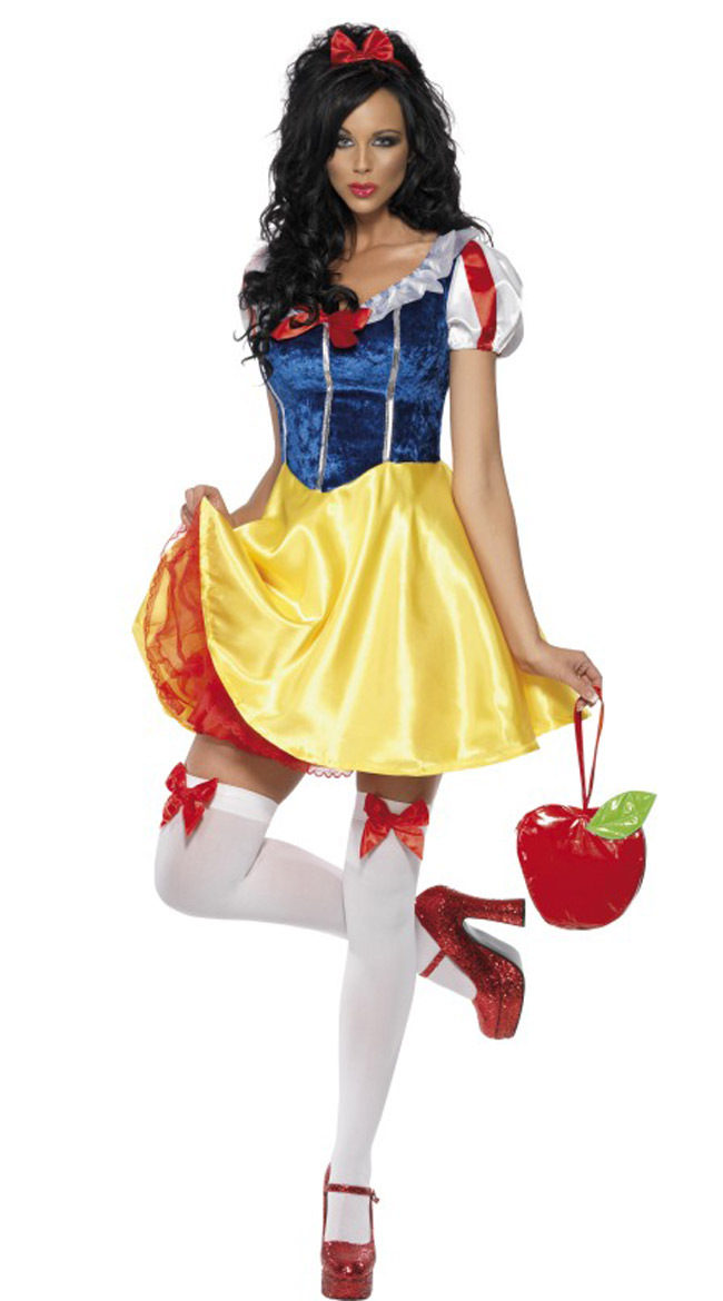 经典迪士尼童话故事白雪公主装扮圣诞节新年派对舞台装演出服