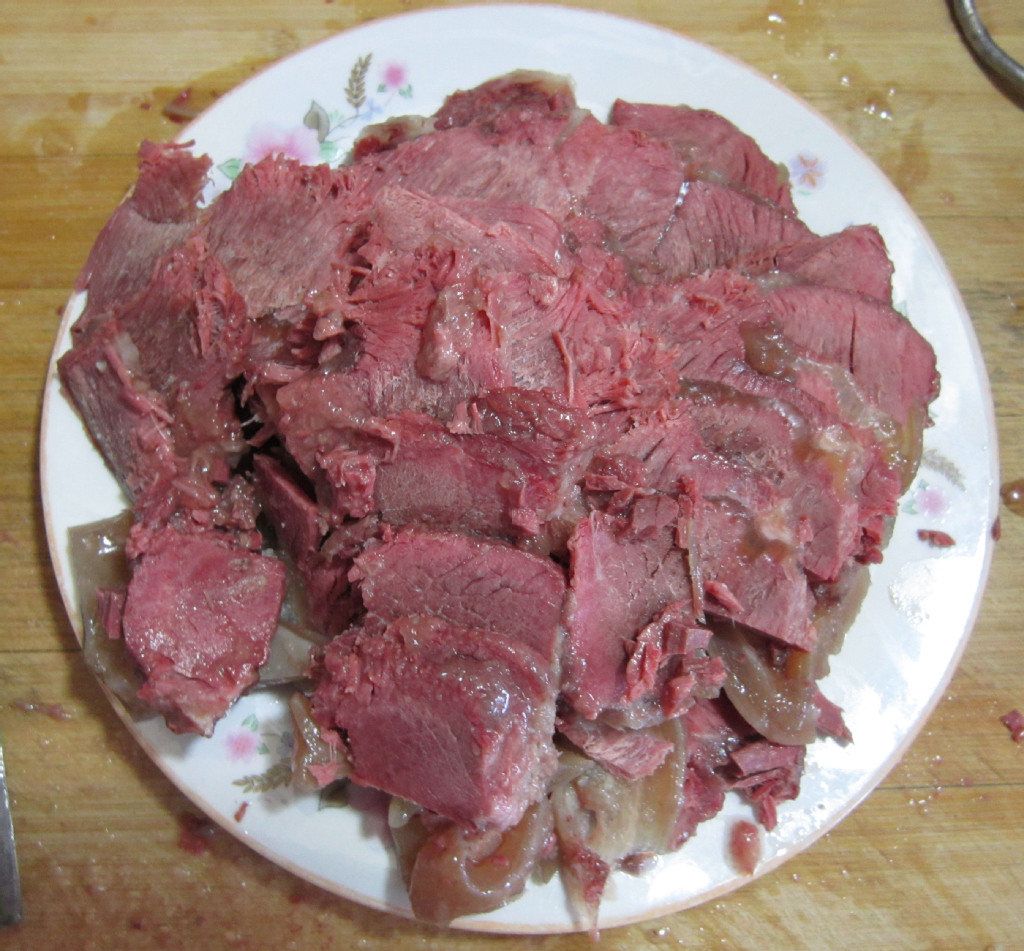 大包装熟驴肉切盘