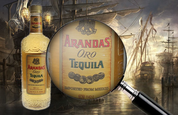 墨西哥原装爱润达斯金装龙舌兰750ml正品特基拉tequila