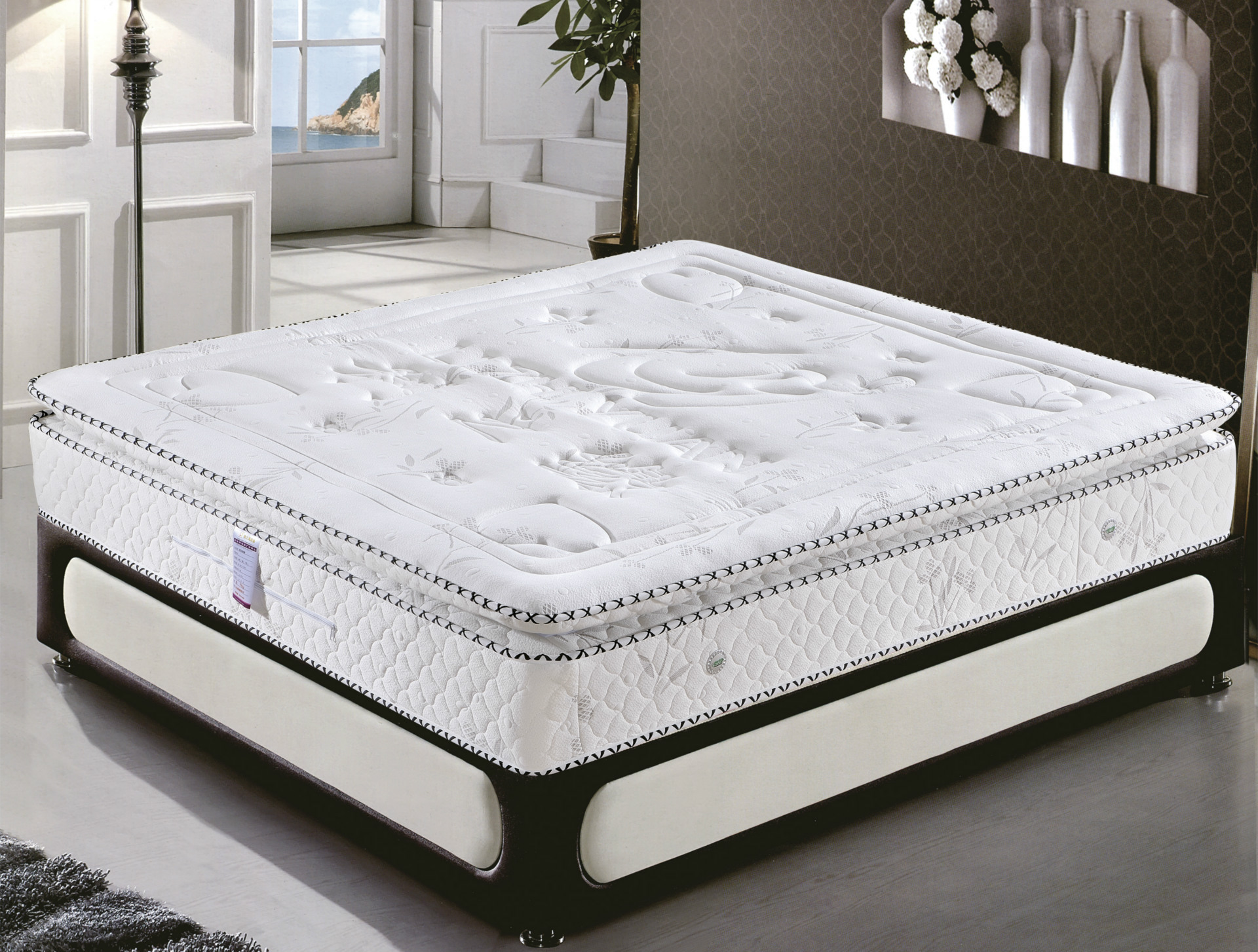 厂家直销 席梦思床垫 弹簧床垫 软硬两用 单人双人棕垫 独立弹簧